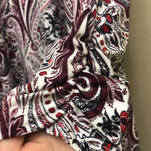 Faded glory xxl floral paisley dress blouse top - Picture 4 of 6